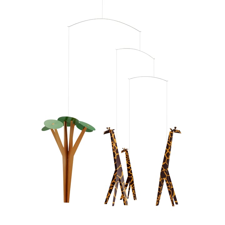 Giraffen in de savanne mobiel, multi Flensted Mobiles