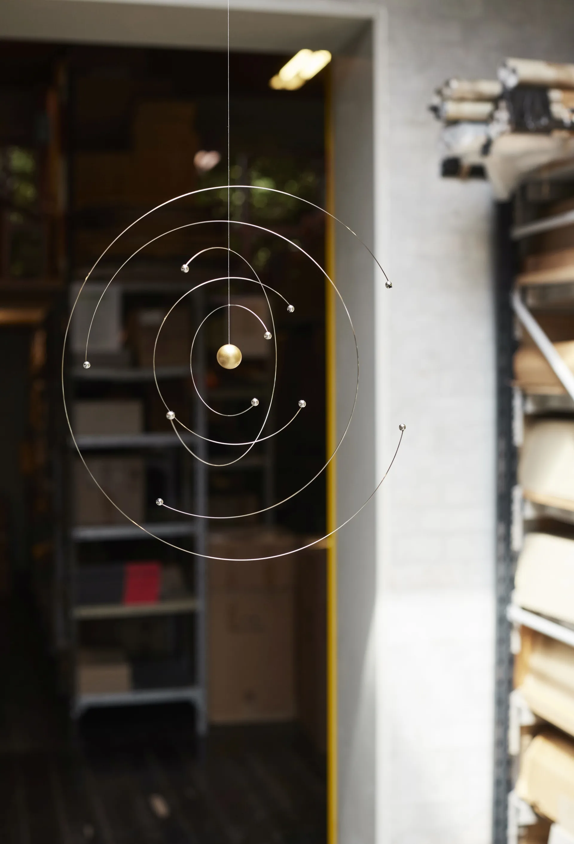 Niels Bohr's Atoom Model mobiel, multi Flensted Mobiles