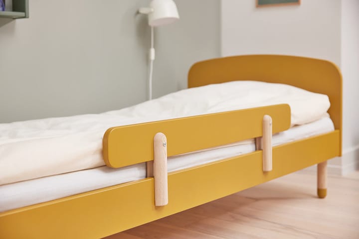 Dots bed met uitvalbeveiliging 96x204 cm, Geel FLEXA