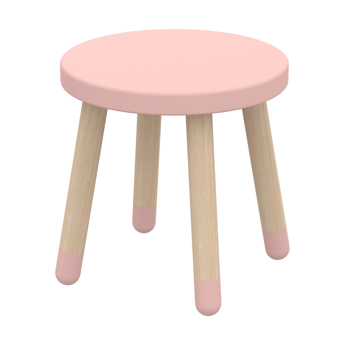 FLEXA Dots kruk 30 cm Blushing Pink | Scandinavisch Interieur | Krukjes & Poefs | Roze