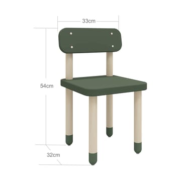 Dots stoel - Groen - FLEXA