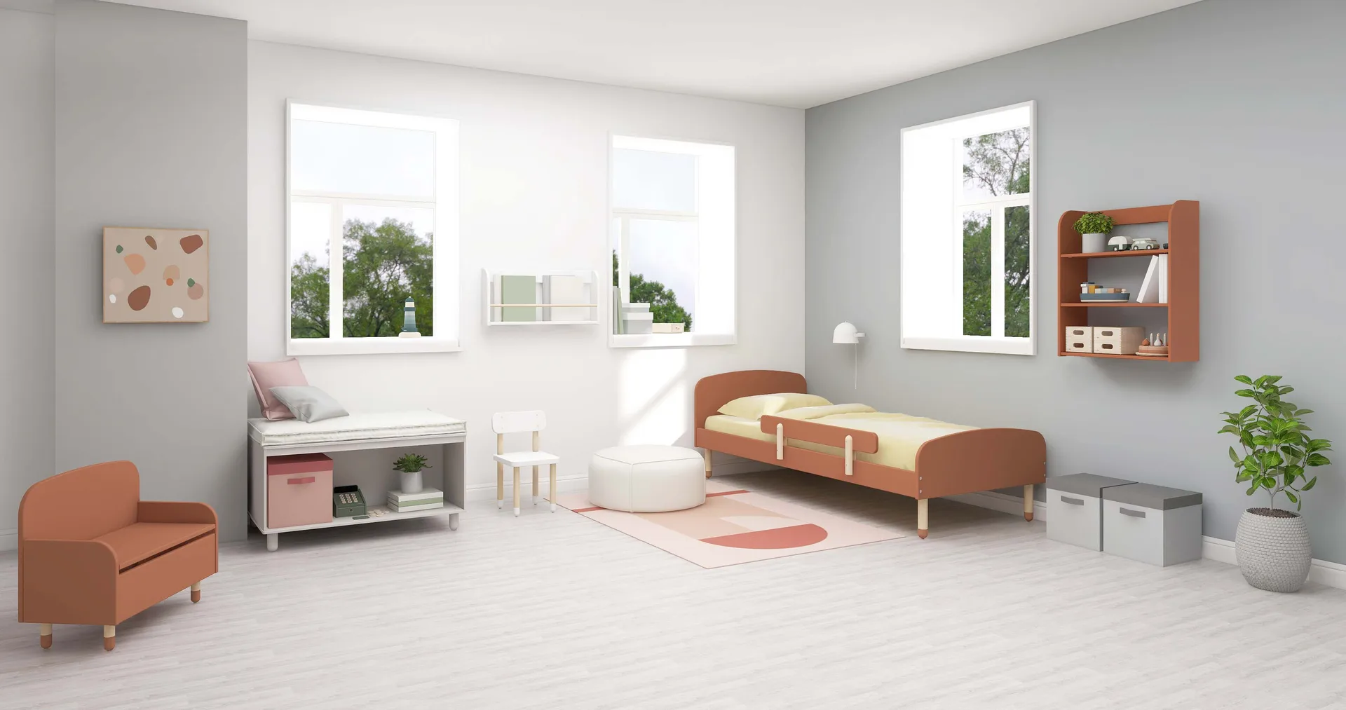 Dots stoel, Wit FLEXA