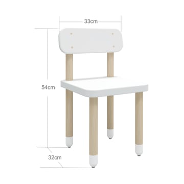 Dots stoel - Wit - FLEXA