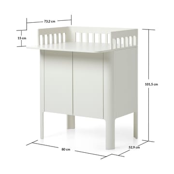 Nova commode 80x101 cm - Cream - FLEXA