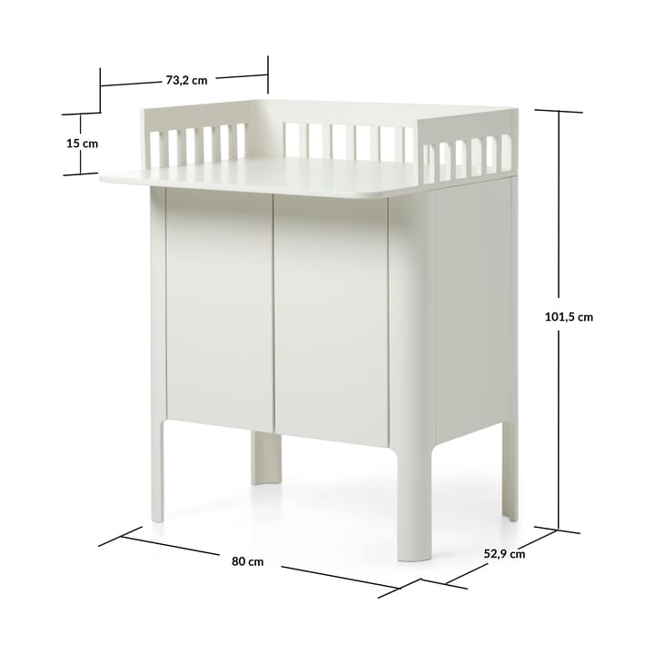 Nova commode 80x101 cm, Cream FLEXA