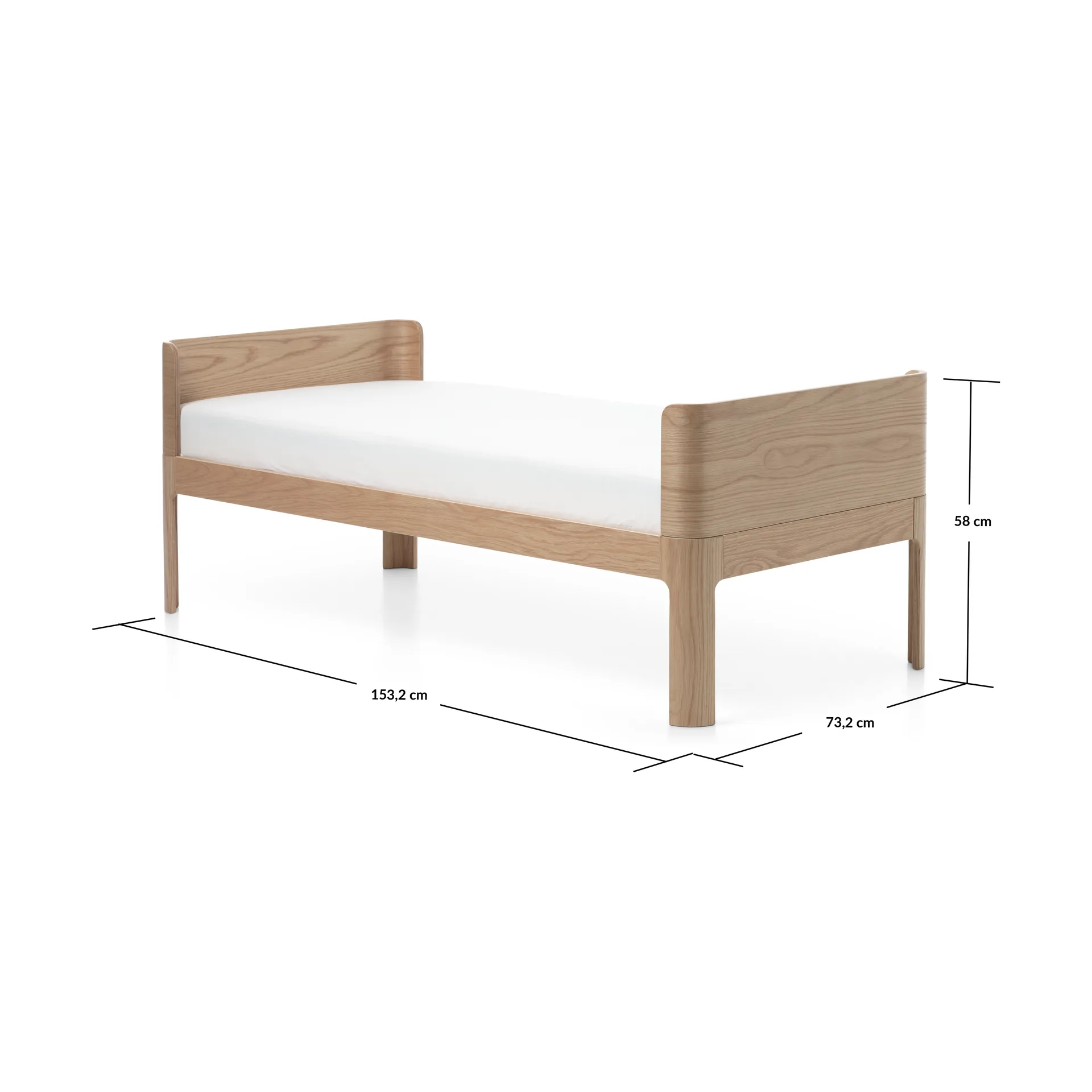 Nova juniorbed, Eikenhout FLEXA