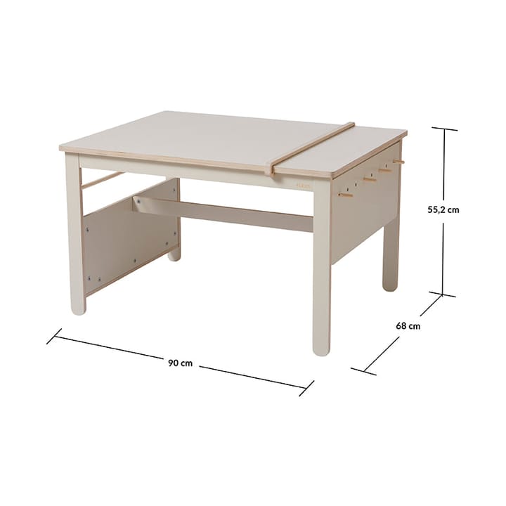 Play creative bureau 68x90 cm, Grijs FLEXA