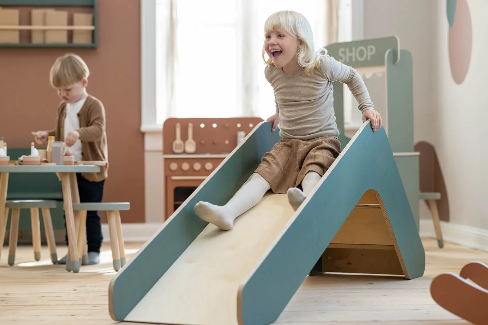 PLay glijbaan, Groen FLEXA