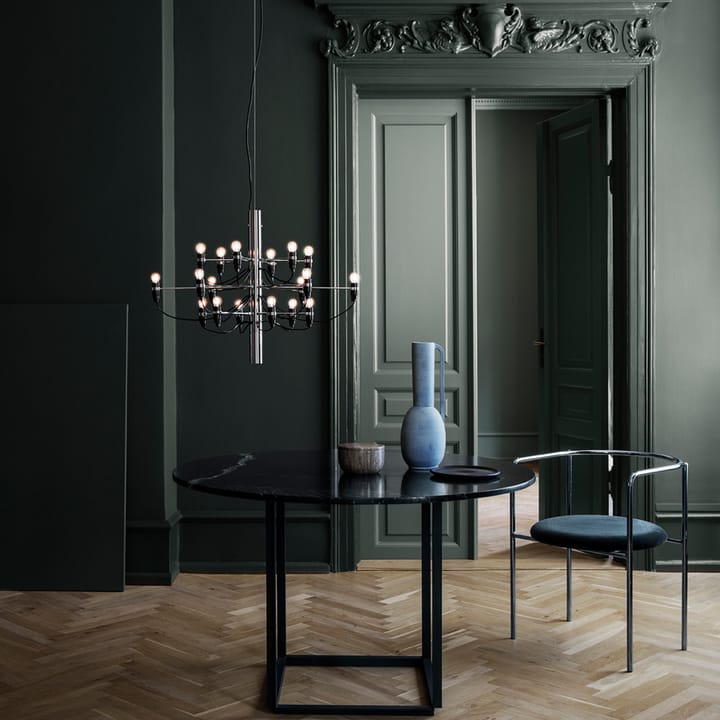 2097 Sarfatti kroonluchter, Chroom 18 lampen Flos