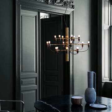 2097 Sarfatti kroonluchter - Messing 18 lampen - Flos