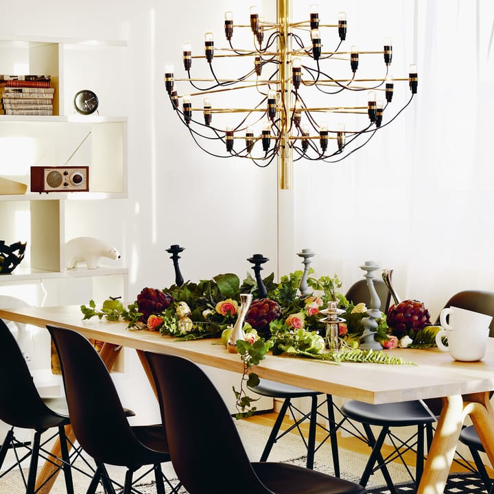 2097 Sarfatti kroonluchter, Messing 30 lampen Flos