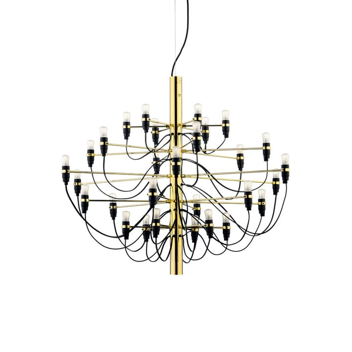 2097 Sarfatti kroonluchter - Messing 30 lampen - Flos