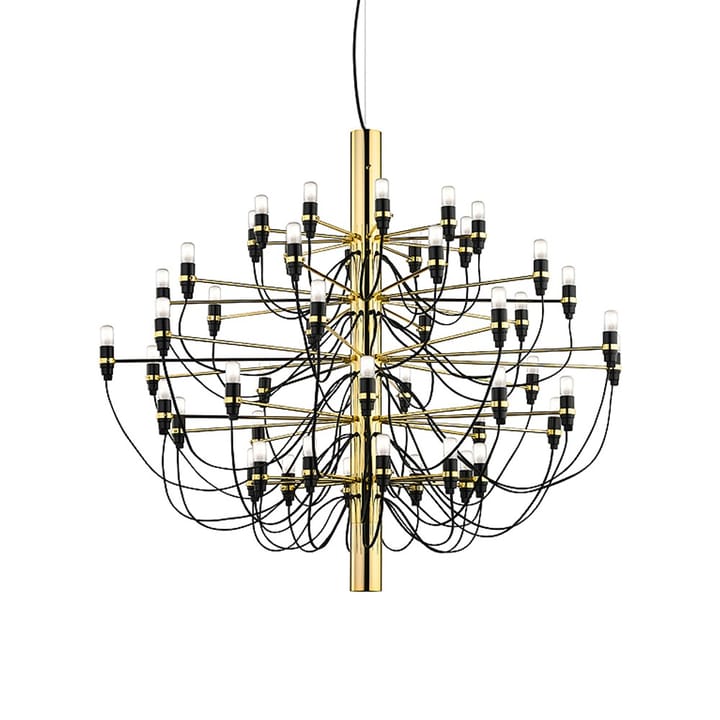 2097 Sarfatti kroonluchter - Messing 50 lampen - Flos