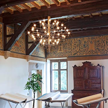 2097 Sarfatti kroonluchter - Messing 50 lampen - Flos