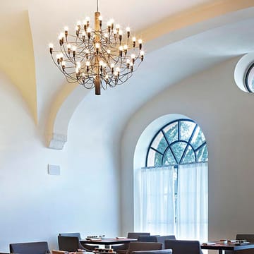 2097 Sarfatti kroonluchter - Messing 50 lampen - Flos