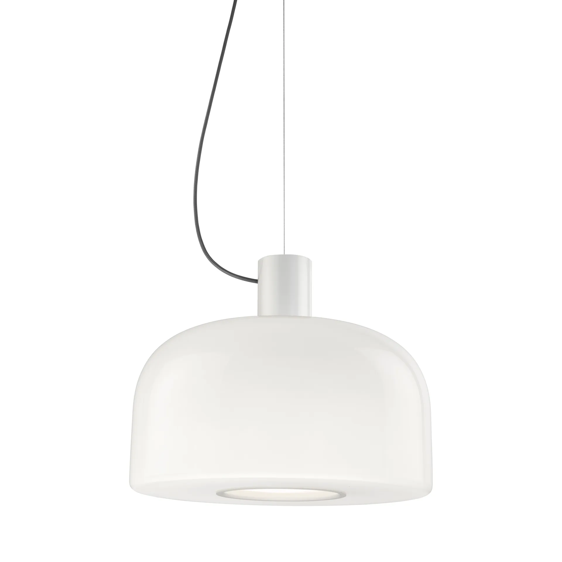 Bellhop Glass S2 hanglamp, White Flos