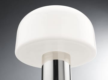 Bellhop Glass T tafellamp - Bright aluminum - Flos