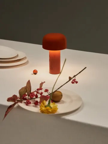 Bellhop portabele tafellamp - Brick red, IP54 (inom/utomhus) - Flos