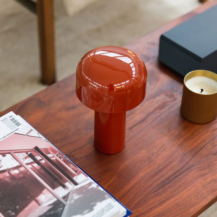 Bellhop portabele tafellamp, Brick red Flos