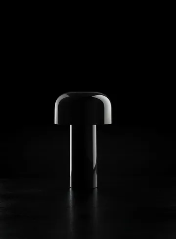 Bellhop portabele tafellamp - Glossy black, IP54 (inom/utomhus) - Flos