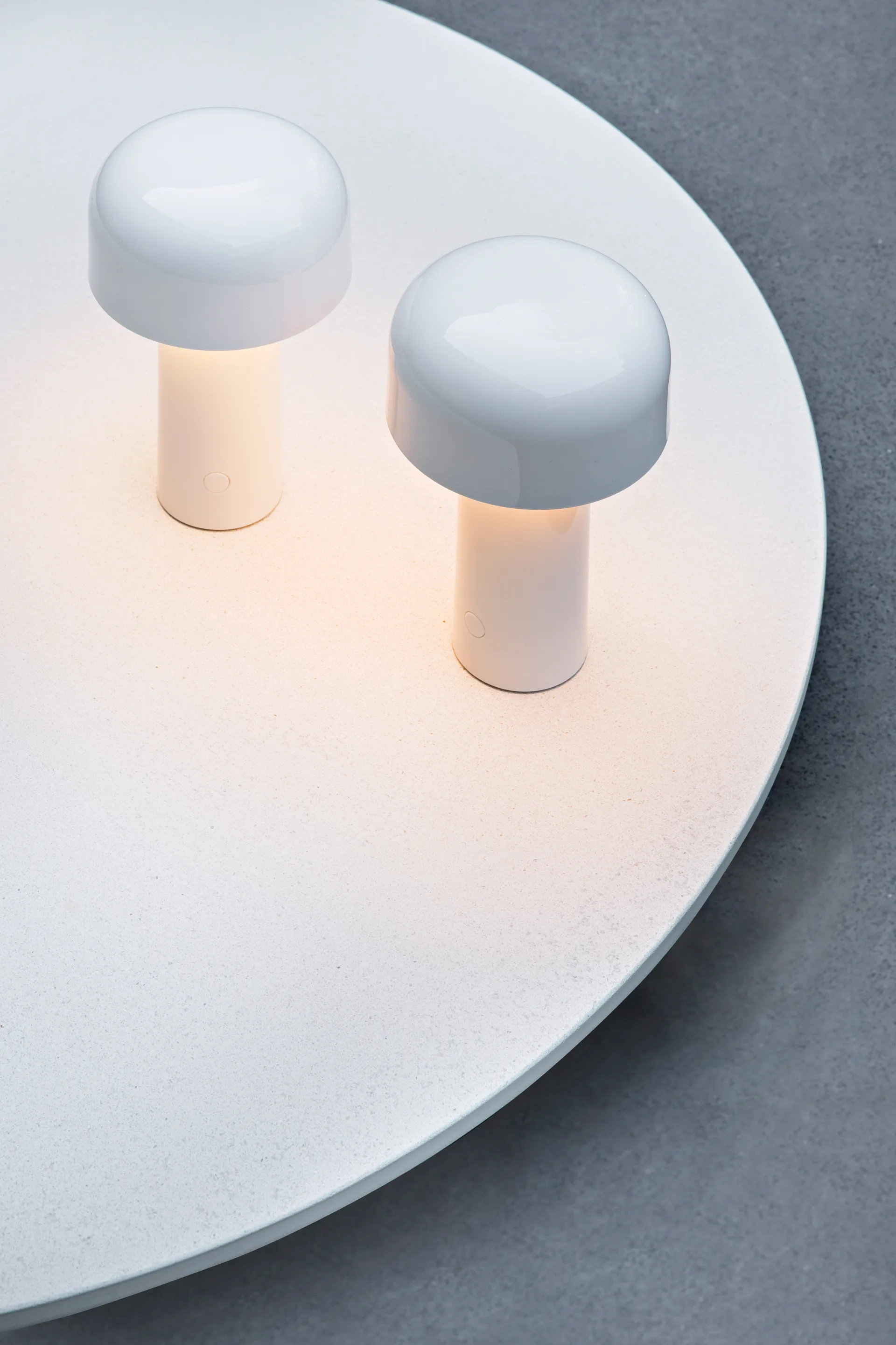 Bellhop portabele tafellamp, White Flos