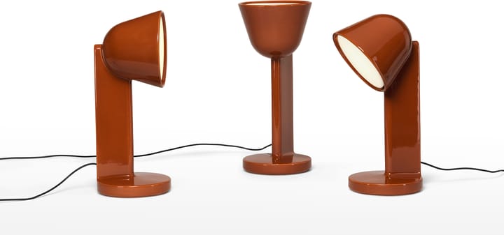 Céramique Down tafellamp, Rust red Flos