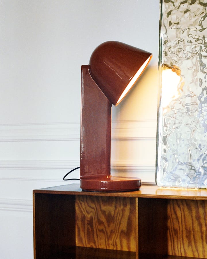Céramique Down tafellamp, Rust red Flos