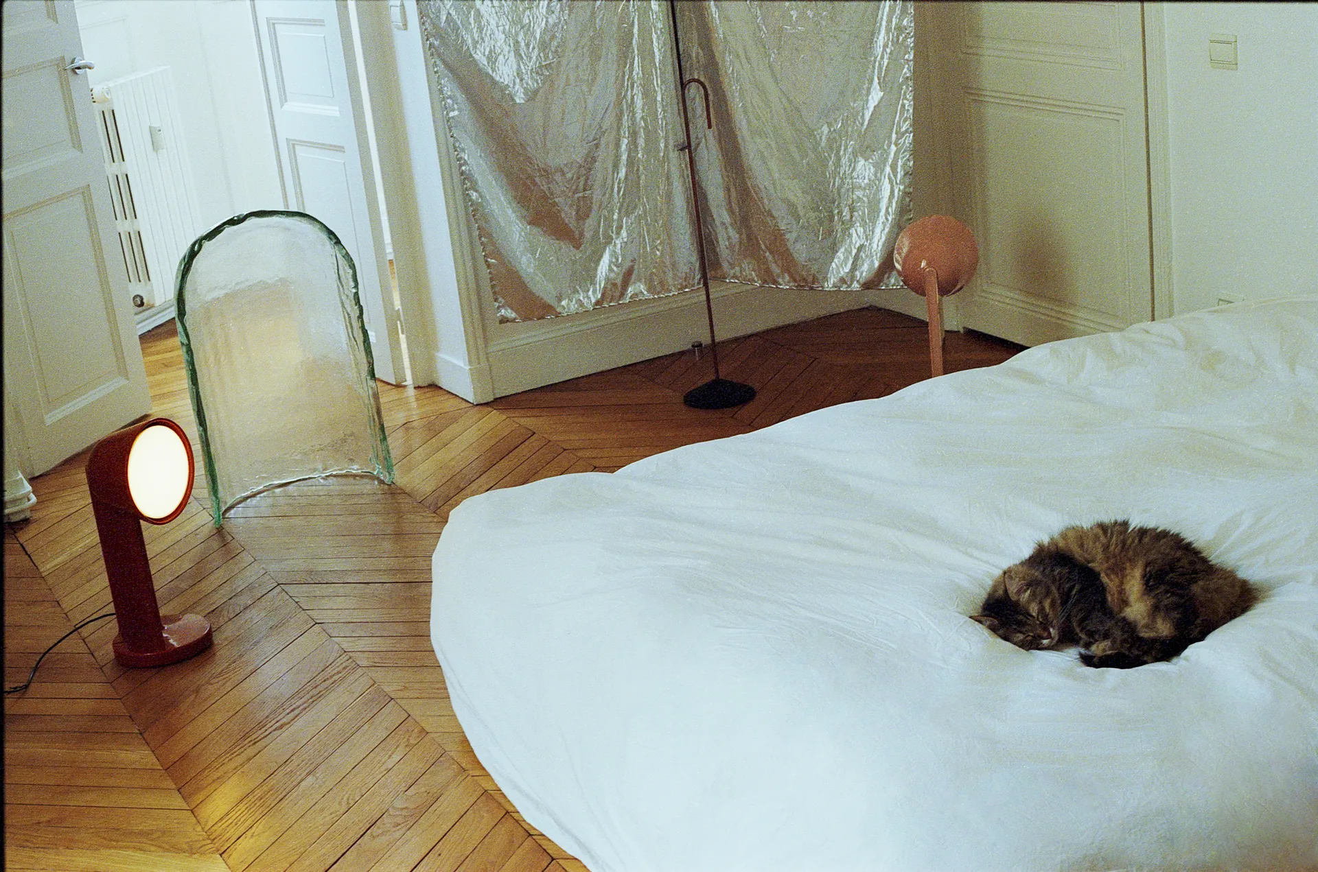 Céramique Side tafellamp, Rust red Flos