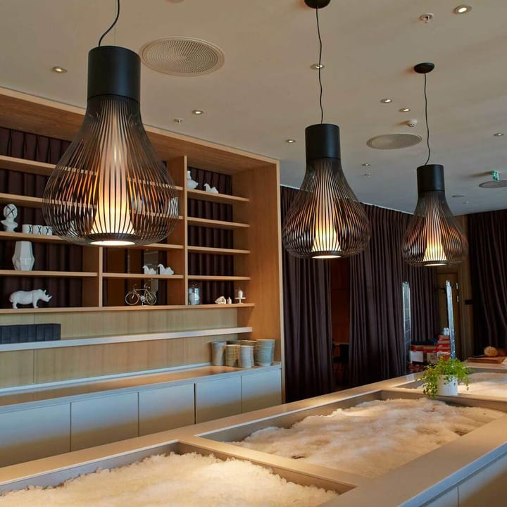 Chasen S2 hanglamp, Zwart Flos