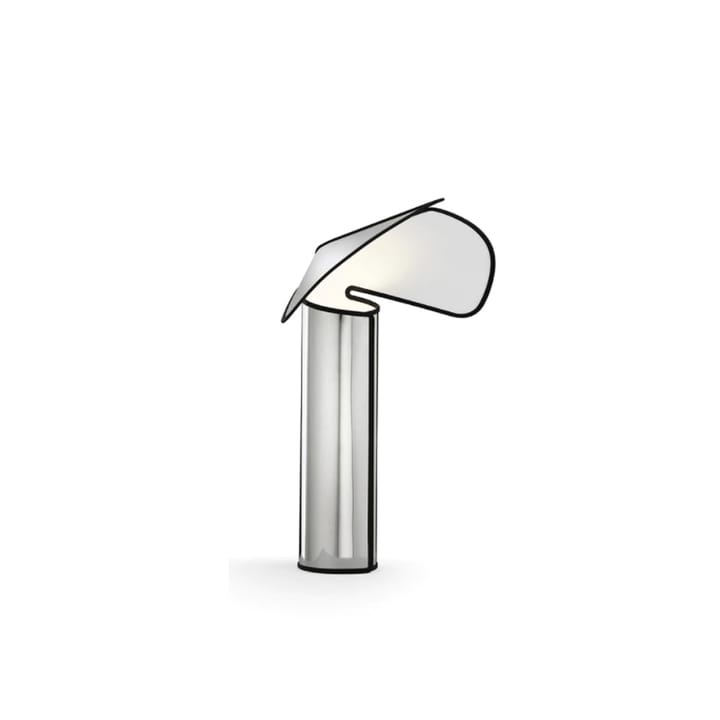 Chiara T tafellamp - Aluminium-antraciet rand - Flos
