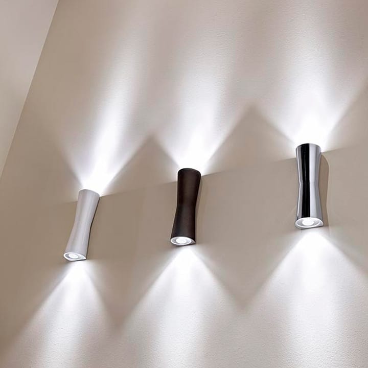 Clessidra 40°+40 muurlamp, Grijs Flos