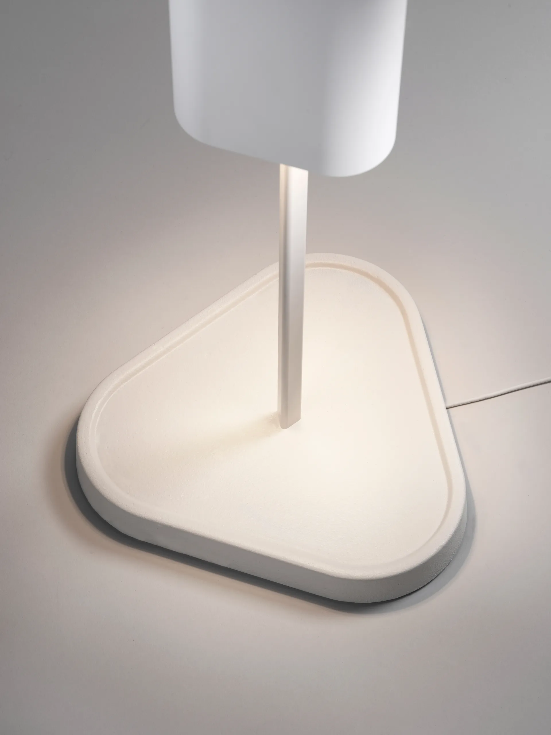 EMI vloerlamp 170 cm, All white Flos