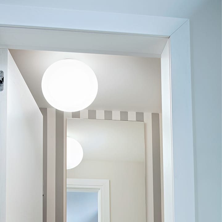 Glo-Ball C1 wand- en hanglamp, Wit Flos