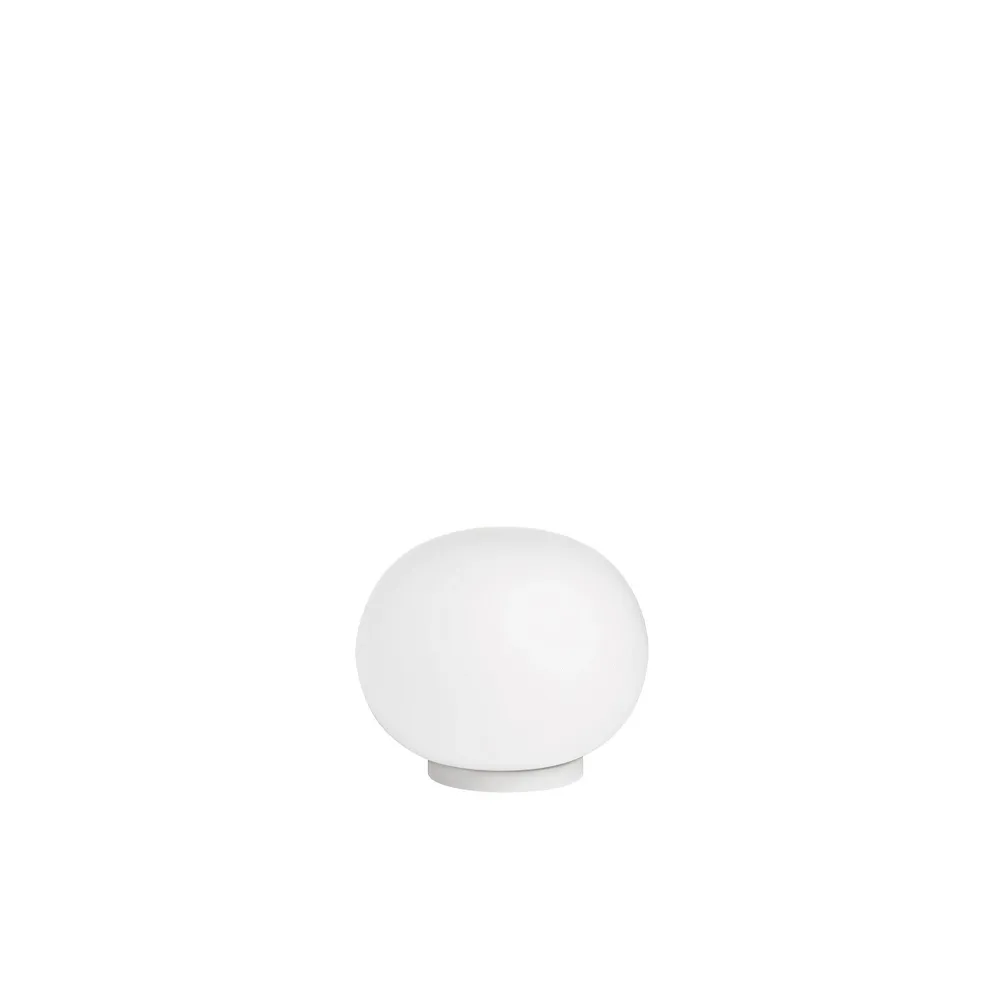 Glo-Ball Mini T tafellamp, Wit opaalglas Flos