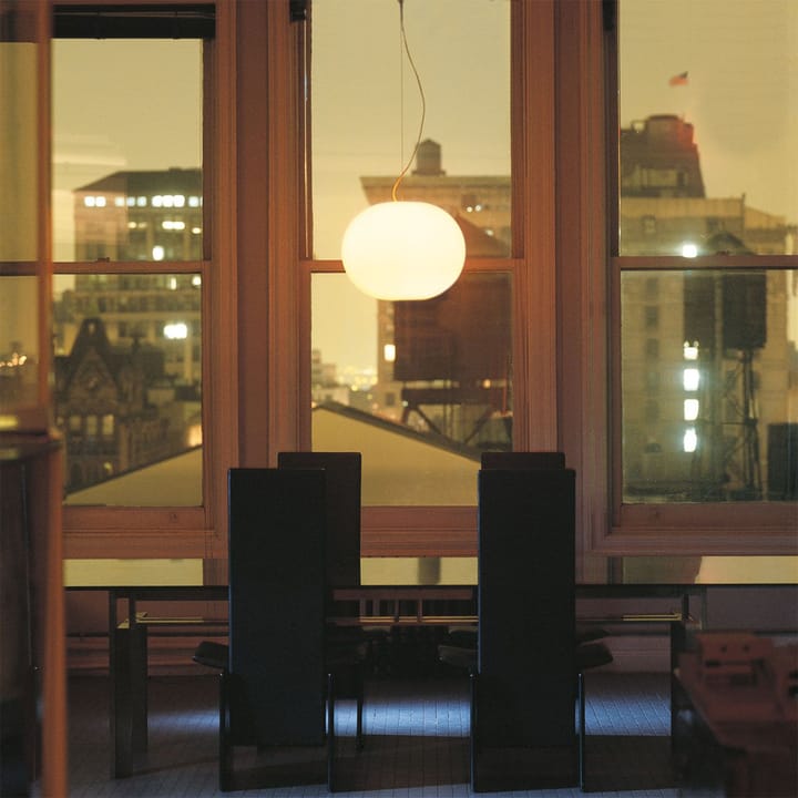 Glo-ball S1 hanglamp, Wit opaalglas Flos