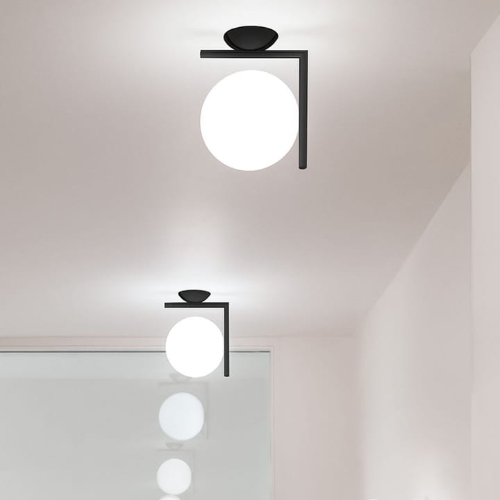 IC lights C/W1 muurlamp, Chroom-opaal Flos