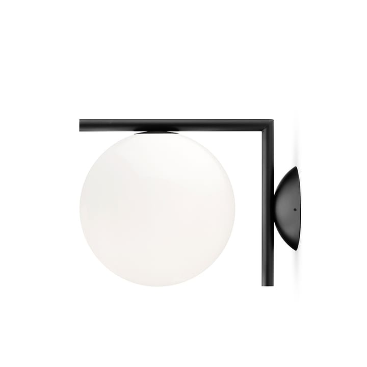 IC lights C/W1 muurlamp - Zwart-opaal - Flos