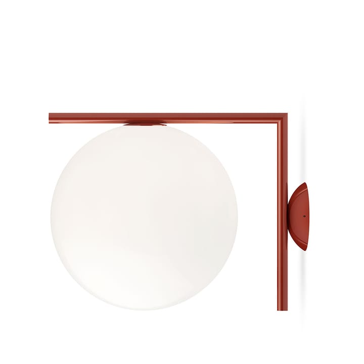 IC lights C/W2 muurlamp - Bourgondisch-opaal - Flos