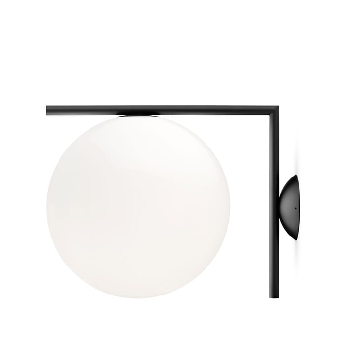 IC lights C/W2 muurlamp - Zwart-opaal - Flos