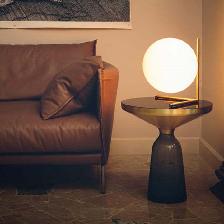 IC lights T1 low tafellamp, Zwart-opaal Flos