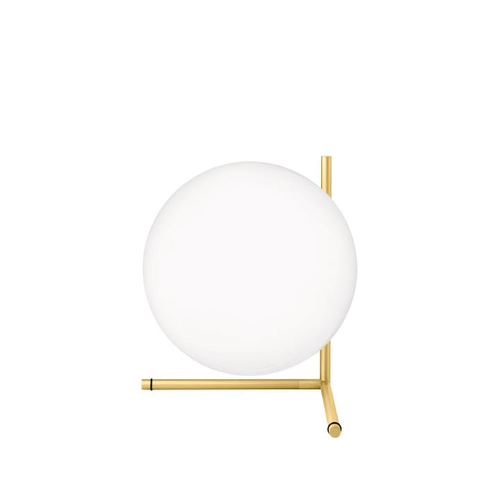 IC lights T2 tafellamp - Geborsteld messing-opaal - Flos