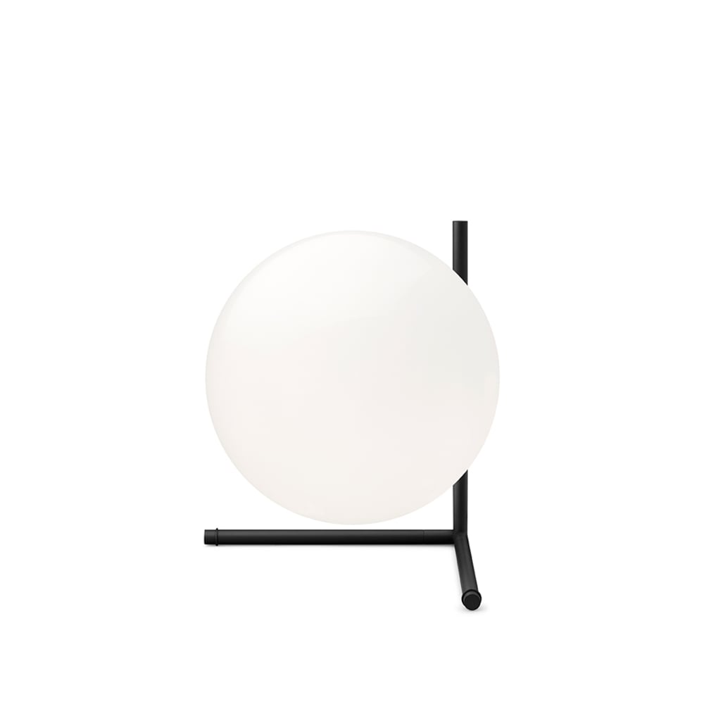 Flos IC lights T2 tafellamp Zwart-opaal | Scandinavisch Interieur | Bureau- & tafellampen | Zwart