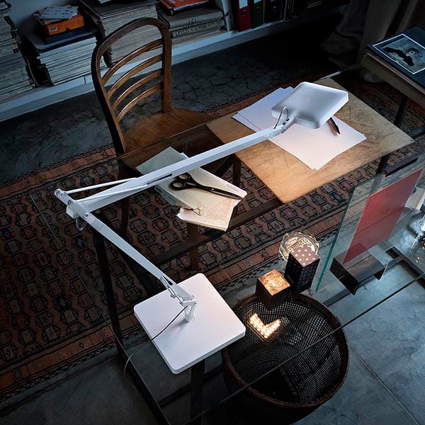 Kelvin T LED tafellamp, Wit glanzend Flos