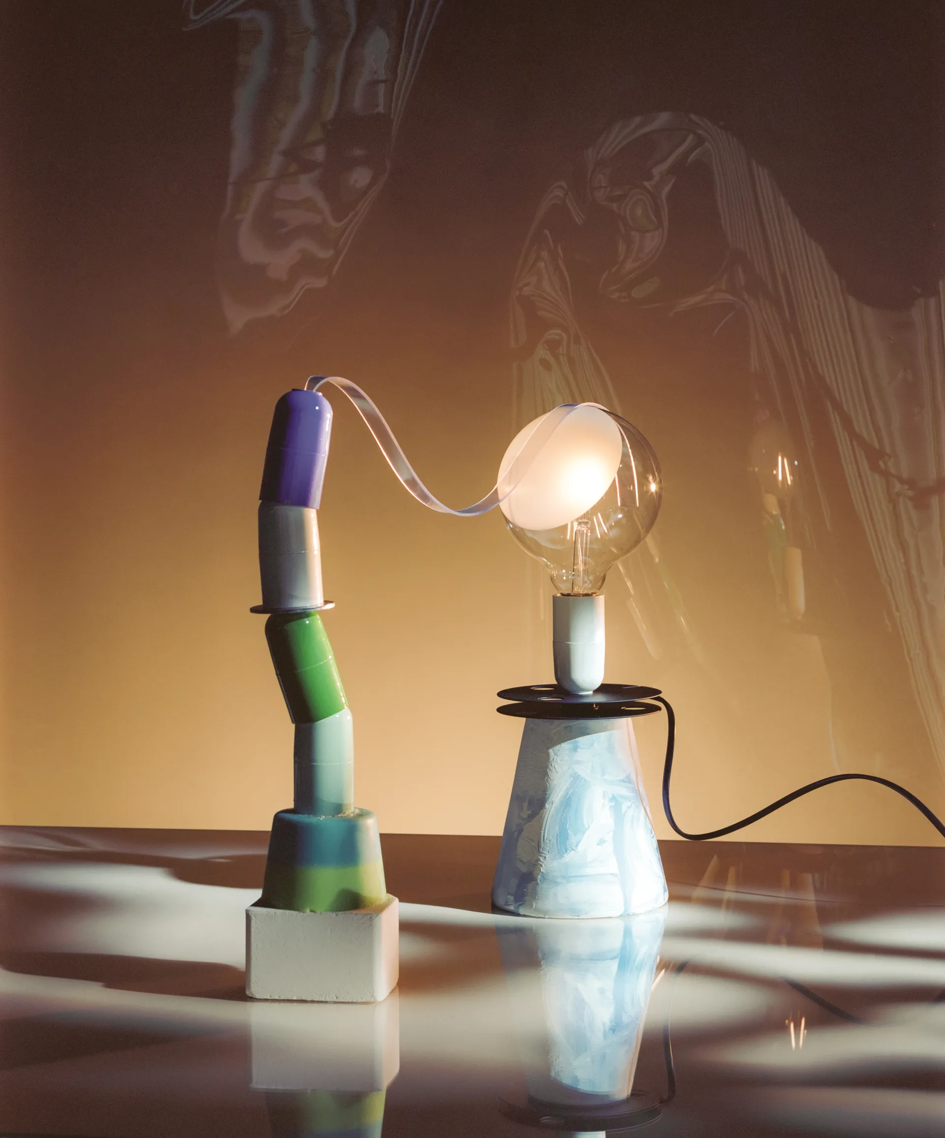 Lampadina tafellamp, Wit Flos