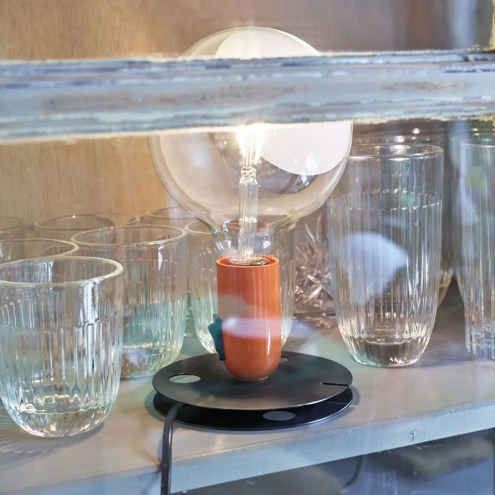 Lampadina tafellamp, Zwart Flos