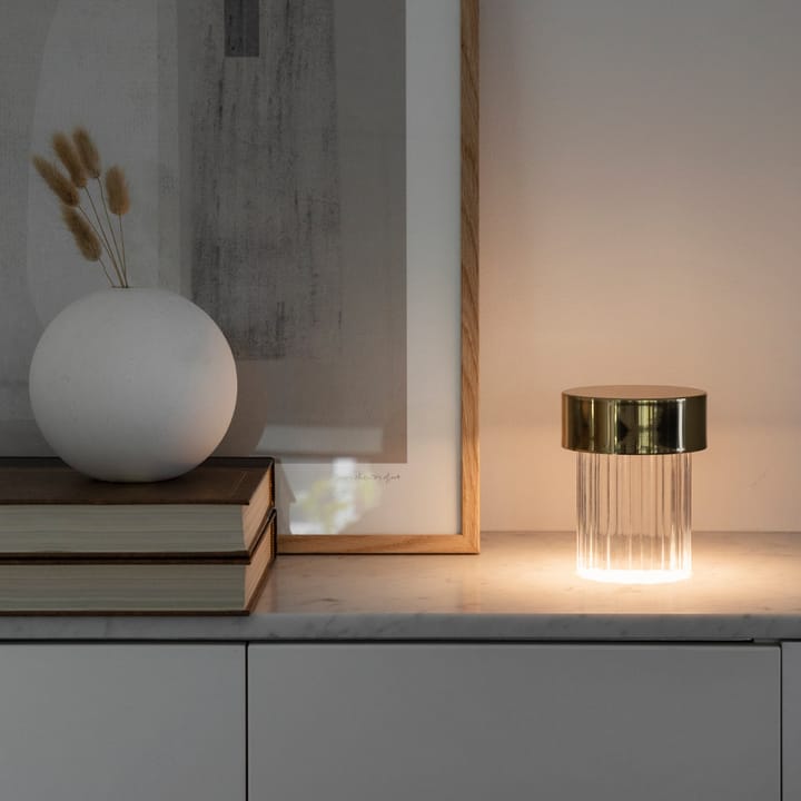 Last Order Fluted IP20 tafellamp, Messing Flos