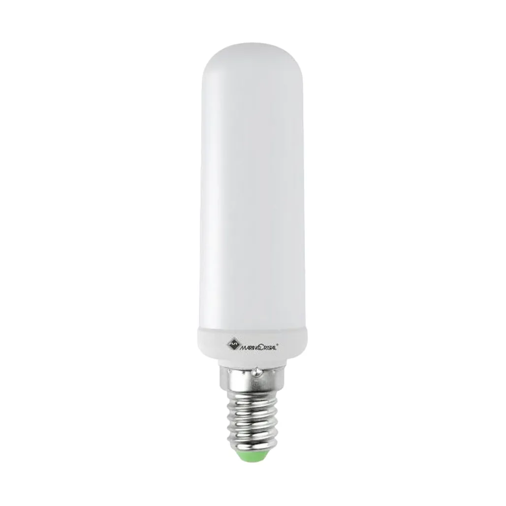 LED T28 opalen lichtbron E14, 2700K 900lm 8W Flos