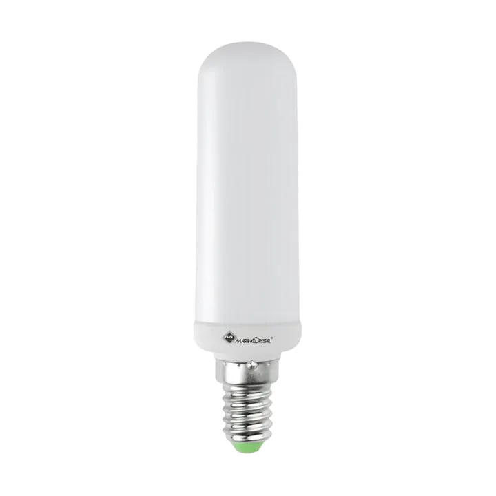 LED T28 opalen lichtbron E14 - 2700K 900lm 8W - Flos
