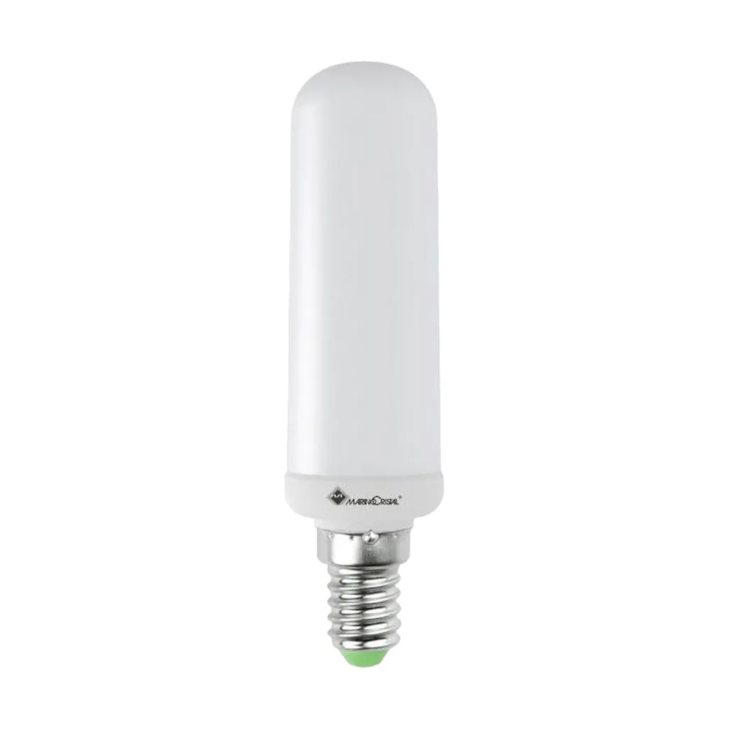 LED T28 opalen lichtbron E14, 3000K 900lm 8W Flos