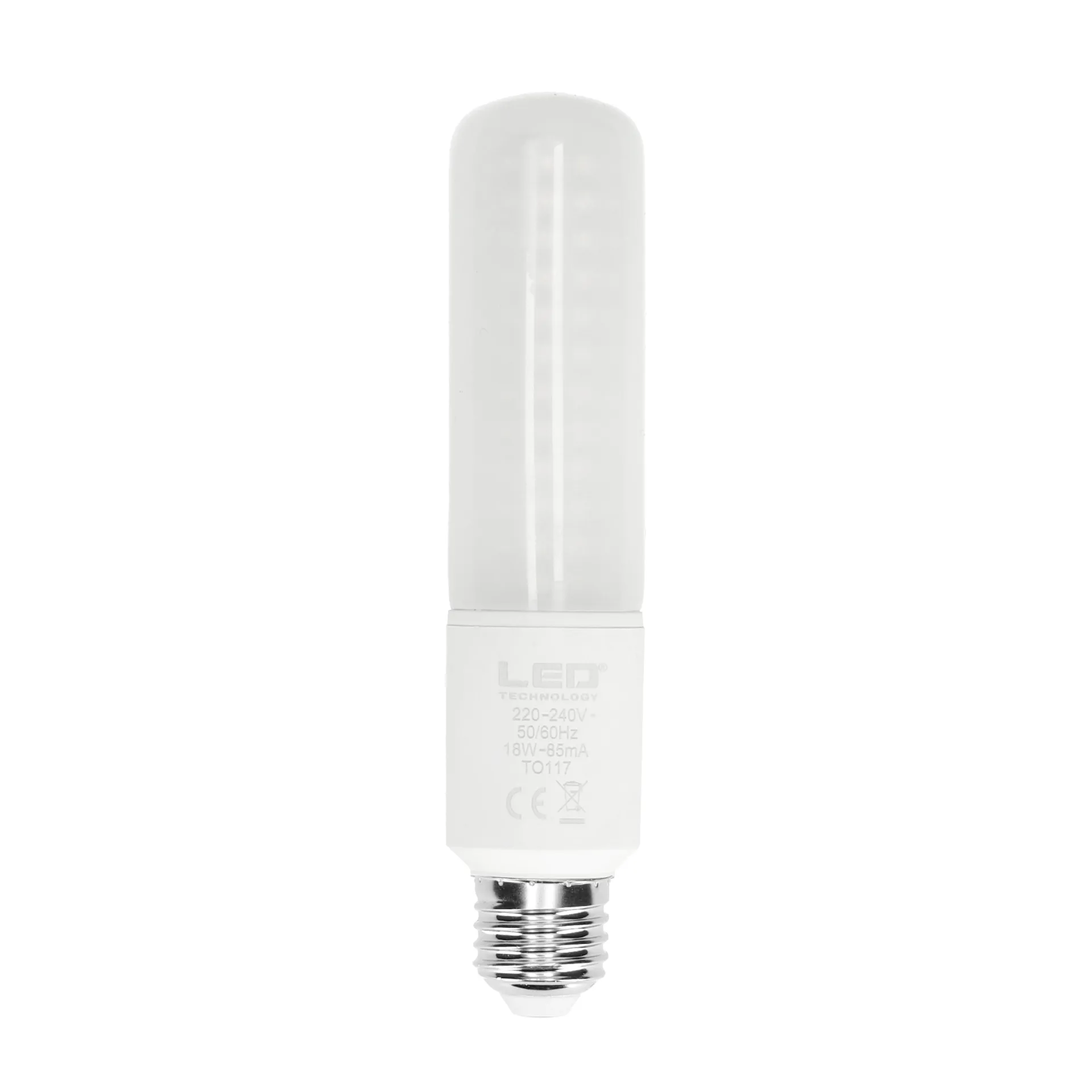 LED T38 opalen dimbare lichtbron E27, 3000K 2000lm 18W Flos